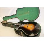 Belltone 1930s USA Acoustic Guitar in Orginal hard case