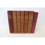 Proceedings of the Suffolk Archaeological Society 1849-1996, 38 Volumes, some freshly bound in red
