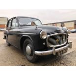 1954 Hillman Minx Mark VII, 1265cc engine, finished in black with red interior, Registration No.