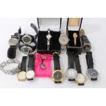 Group various wristwatches