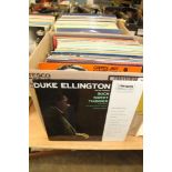 Selection of Jazz LP records (approximately 160) including Ronnie Scott, Bunk Johnson, Lee Konitz