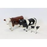 Beswick Cattle - Champion Coddington Hilt Bar and two other figures (3)