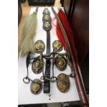 Collection of regimental horse tack