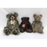 Charlie Bears selection including Charlie No5, Anniversary Edward, Mabel, Melody, Mercedes, Seren,