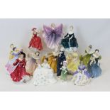 Fifteen Royal Doulton figurines