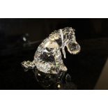 Swarovski crystal model - Eeyore, boxed
