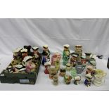 Collection of Toby and character jugs, various makes (qty)