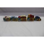 Corgi selection of boxed models Commer Pike up No 465, Superiro Ambulance No 437, Chevrolet Corvair