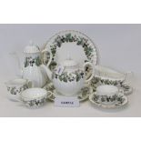 Royal Worcester Lavinia pattern tea and dinner service (67 pieces)