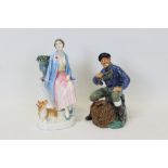 Royal Doulton Figure - “Queen Elizabeth the Queen Mother” HN3230, together with another Figure “The