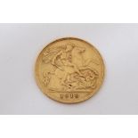 Gold 1/2 Sovereign 1910