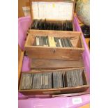 Collection of photographic slides including Norfolk beaches, social history, animals, coloured
