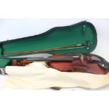 Late 19th / early 20th Century Continental violin with label - copy of Antonius Stadvarius, with