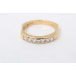 Princess cut diamond eternity ring