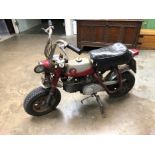 1969 Honda Z Series 50cc 'Monkey Bike', Registration No. EPU 88G, last on the road in the early