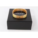Vintage Chanel plastic bangle