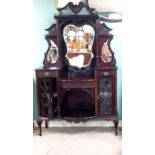 Vict Mahogany Mirrorback Chiffonier