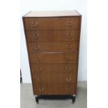 G Plan Chest of Drawers Dimensions: 62cm W 41cm D 128cm H