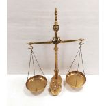 Vict Solid Brass Weighing Scales & Weights