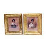 Pair of Gilt Framed Portraits