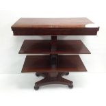 Late Vict Mahogany Metamorphic Table Dimensions: 102cm W 50cm D 107cm H (Opened)