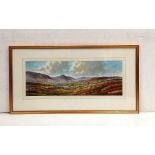 Wonderful Gilt Framed Watercolour by RB Higgins Dimensions including frame: 97cm x 51cm