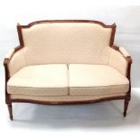 Good Quality Walnut 2 Seater Couch