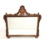 Gilt Overmantle Mirror Dimensions: 109cm W 106cm L