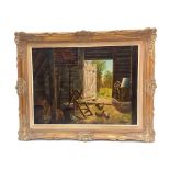 Quality Gilt Framed Oil on Canvas Signed J Leivnis