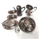 Misc Lot of Silver Plate etc