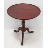 Vict Mahogany & Oak Wine Table