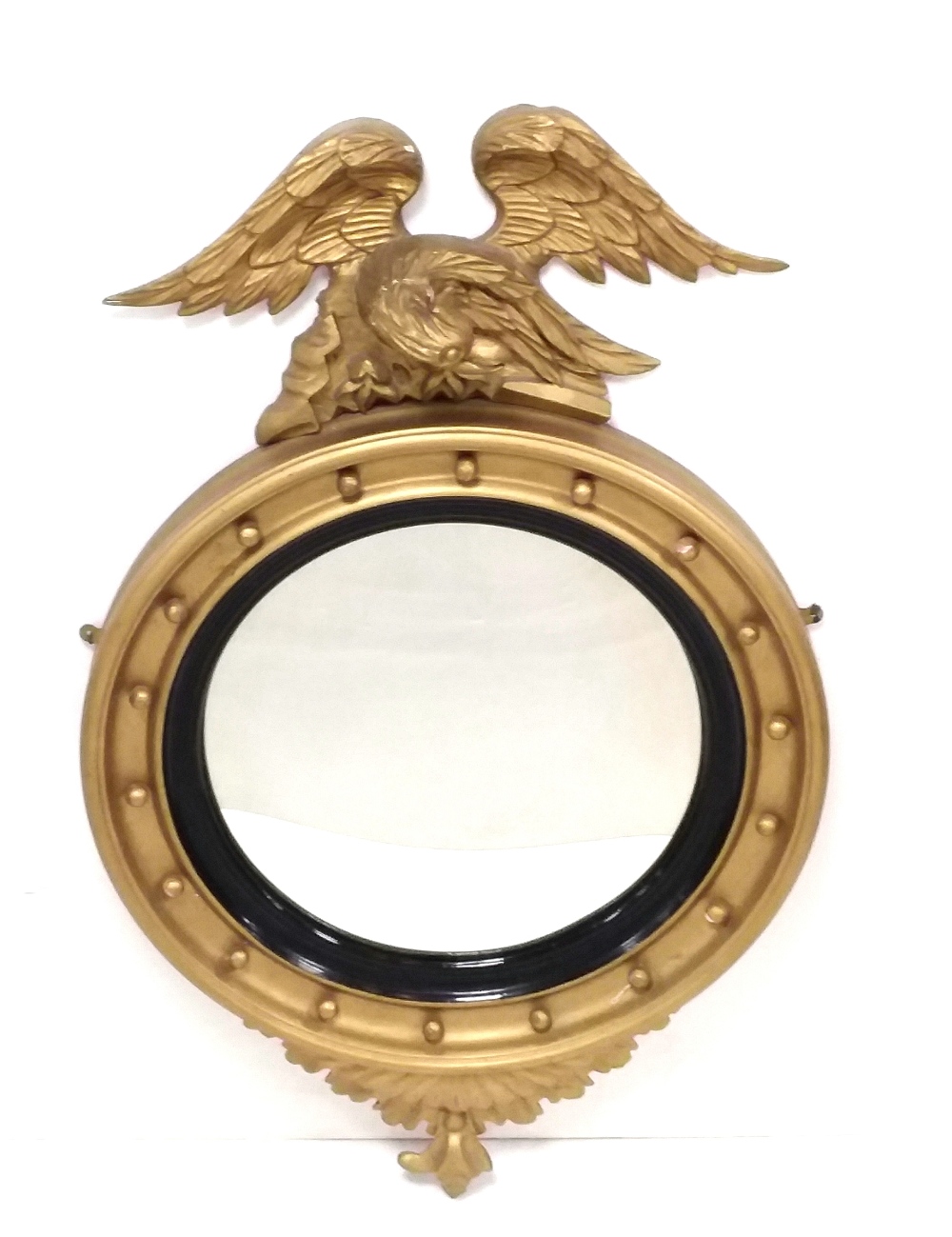 Vict Gilt Convex Mirror