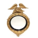 Vict Gilt Convex Mirror