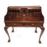 Mahogany Ladys Desk Dimensions: 105cm W 62cm D 104cm H