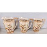 Crown Ducal Set of 3 Jugs