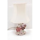 Double Figurine Table Lamp & Shade