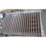 A 4' 5" antique cast iron four column radiator