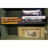 Three Corgi Collectables 1:50 scale model trucks comprising CC12508 Atkinson Borderer flatbed