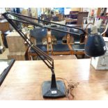 A 1930's Anglepoise Type 1208 table lamp with strip metal side arms
