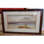 W. H. Earp: a pair of grained framed watercolours depicting lakeland landscapes - signed