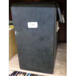 A case containing a collection of vinyl LPs including 'There is Only One' by Roy Orbison, '