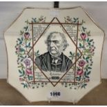 A commemorative plate for William Gladstone