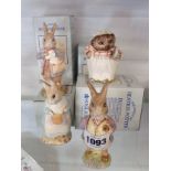 Four Royal Albert Beatrix Potter figures