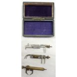 Three old watchmakers or jewellers micrometers