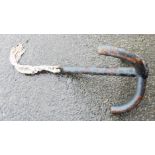 A tubular steel anchor