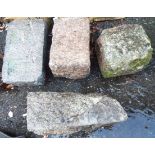 Four granite quoins