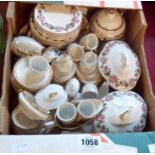 A quantity of assorted doll's china tea and dinner ware