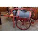 An early 20th Century French Vermorel Villefranche crop spraying cart