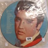 An Elvis Presley picture disc