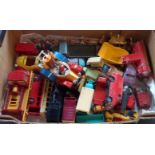 A quantity of die cast toys including 1953 Crescent, Coronation Coach and horses, Corgi Popeye and